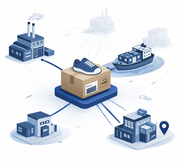 Product connected to global manufacturers and suppliers